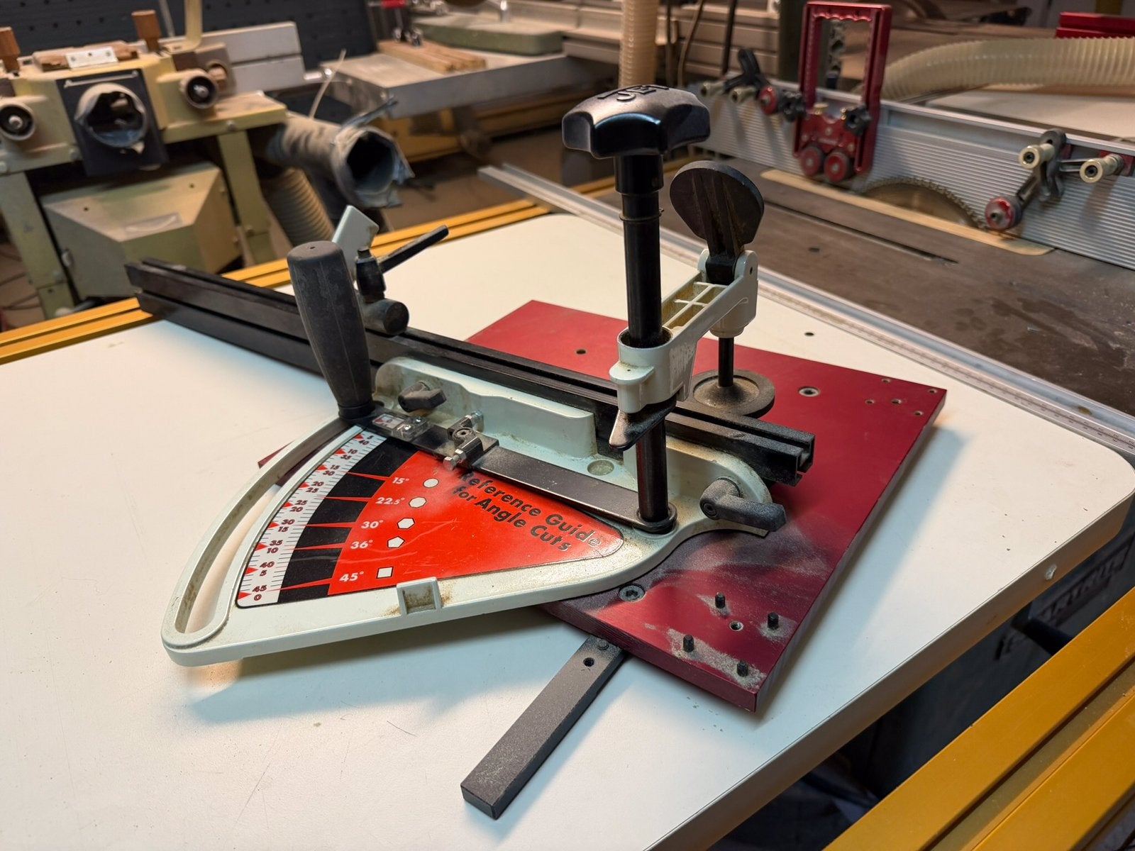 Jet verstek zaag geleider mitre gauge heavy duty, Ophalen of Verzenden, Zo goed als nieuw