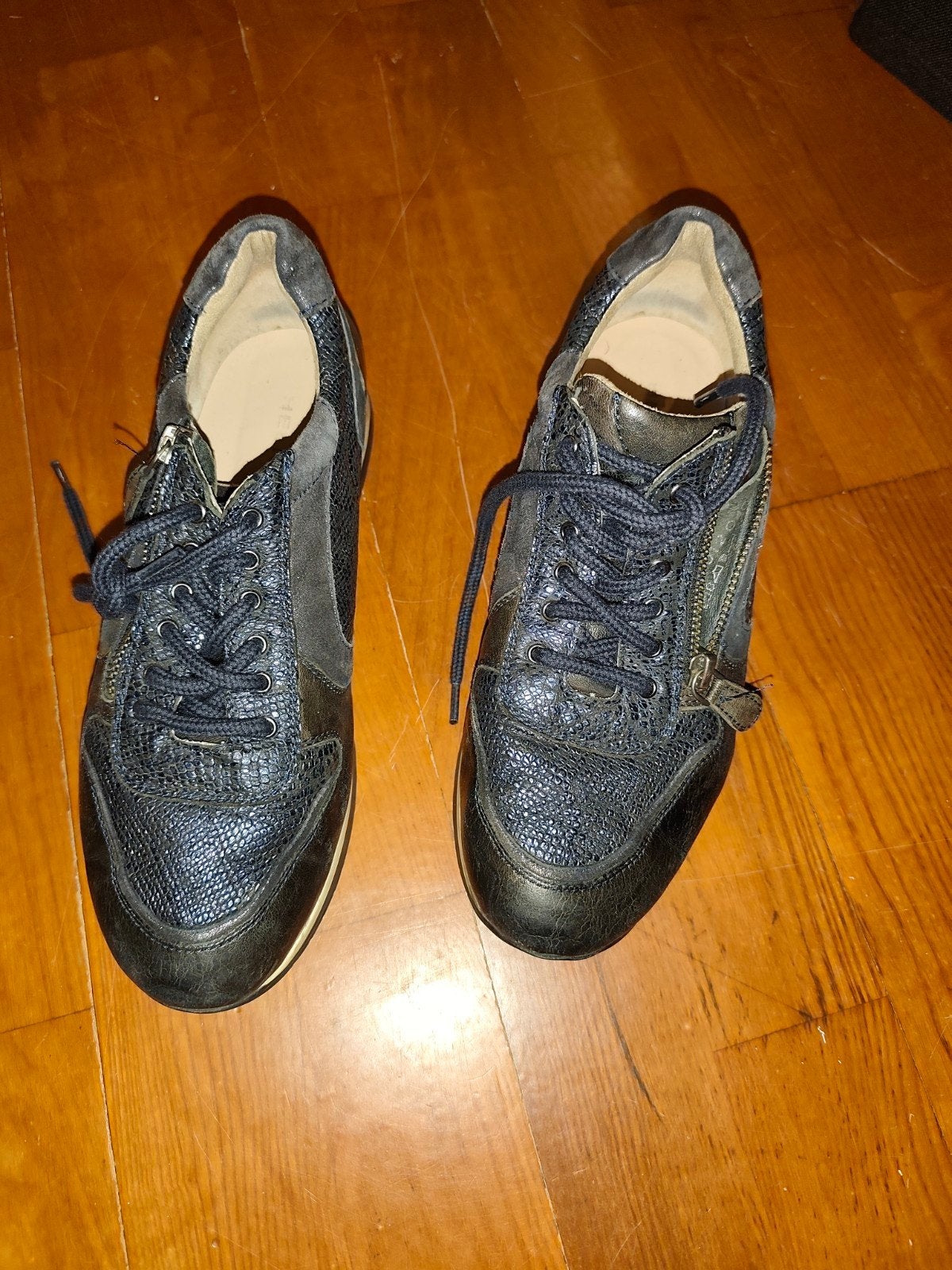 Helioform leren sneakers maat 5,5, Blauw, Ophalen of Verzenden, Helioform, Sneakers of Gympen