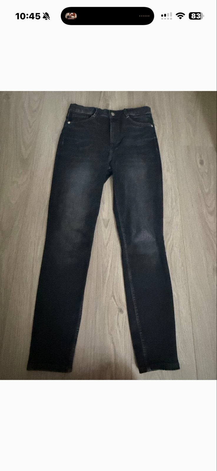 Zara zwarte skinny jeans - EUR 42, Kleding | Dames, Ophalen of Verzenden, Gedragen, Zwart, Overige jeansmaten