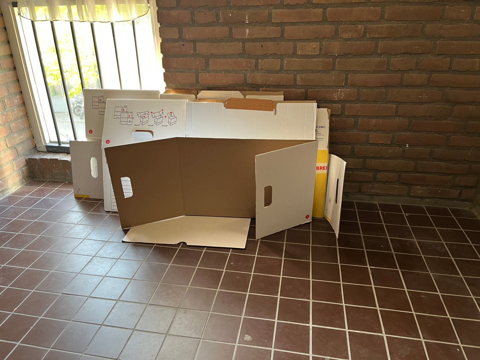 Verhuisdozen, maat L (50 L) 17stuk., Ophalen