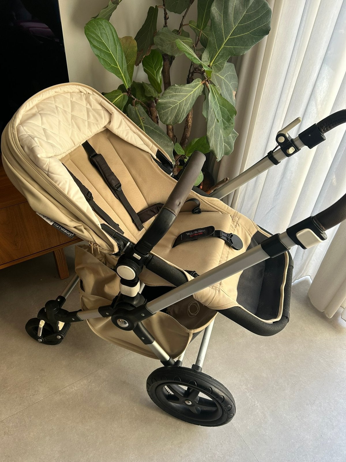 Bugaboo Cameleon 3 beige kinderwagen combinatie, Ophalen, Gebruikt, Bugaboo, Combiwagen
