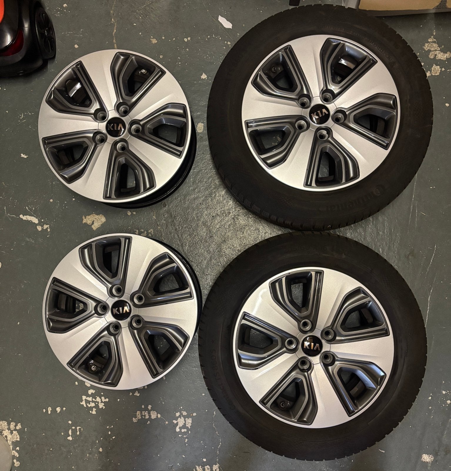 Originele KIA Niro 16 inch lichtmetalen velgen, Auto-onderdelen, Banden en Velgen, Ophalen, Gebruikt, Velg(en), 16 inch