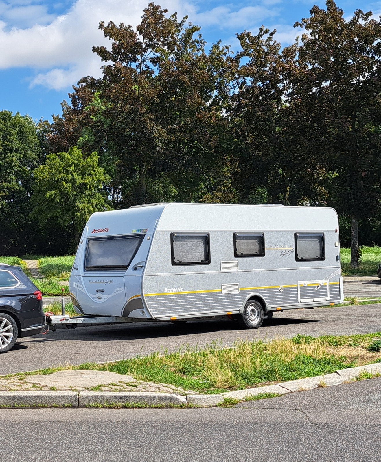 Dethleffs Camper 510 DB Lifestyle 2009, Caravans en Kamperen, Rondzit, Frans bed, Particulier, Dethleffs