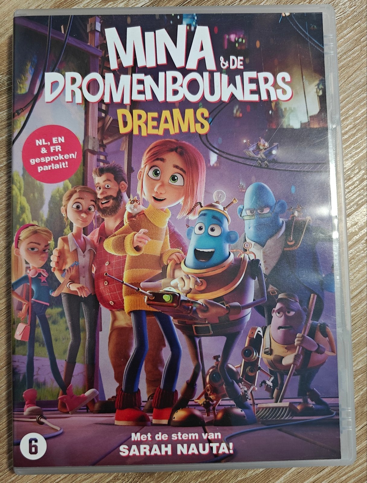 DVD - Mina & de dromenbouwers, Avontuur, Ophalen of Verzenden, Zo goed als nieuw, Vanaf 6 jaar