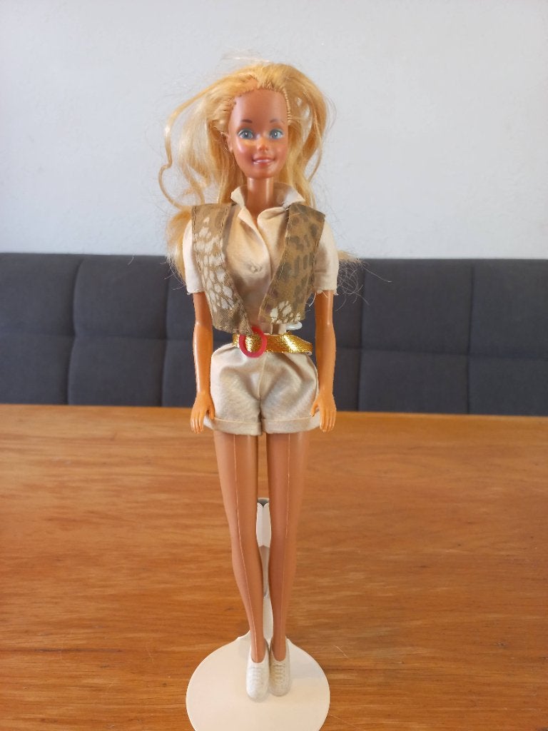 Safari barbie 1983, Verzamelen, Ophalen of Verzenden, Gebruikt, Pop