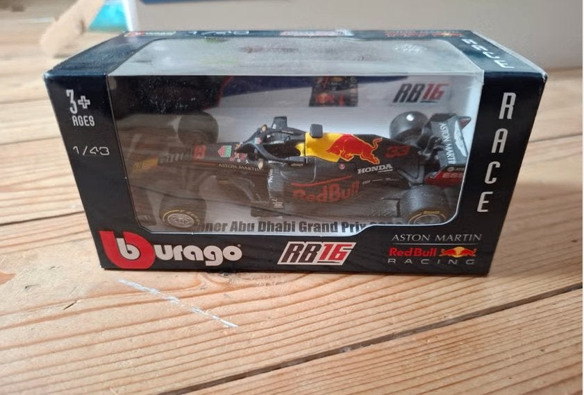 Max Verstappen RB16, schaal 1:43, Bburago!, Ophalen of Verzenden, Gebruikt, Auto, Overige merken