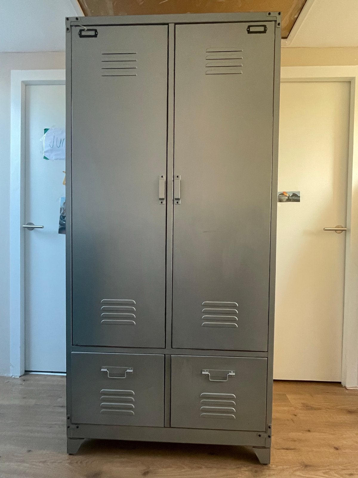 Metalen kledingkast (locker)- 190x90x50 cm, Huis en Inrichting, Kasten | Kledingkasten, Ophalen, Gebruikt, 50 tot 100 cm, Metaal