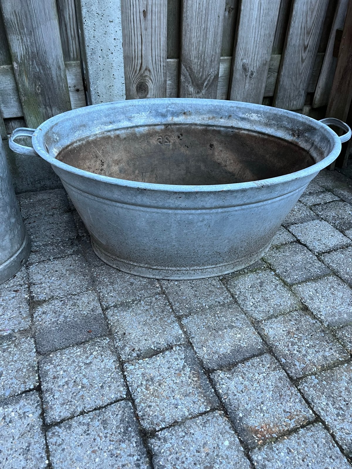 Oude zinken teil, Ophalen