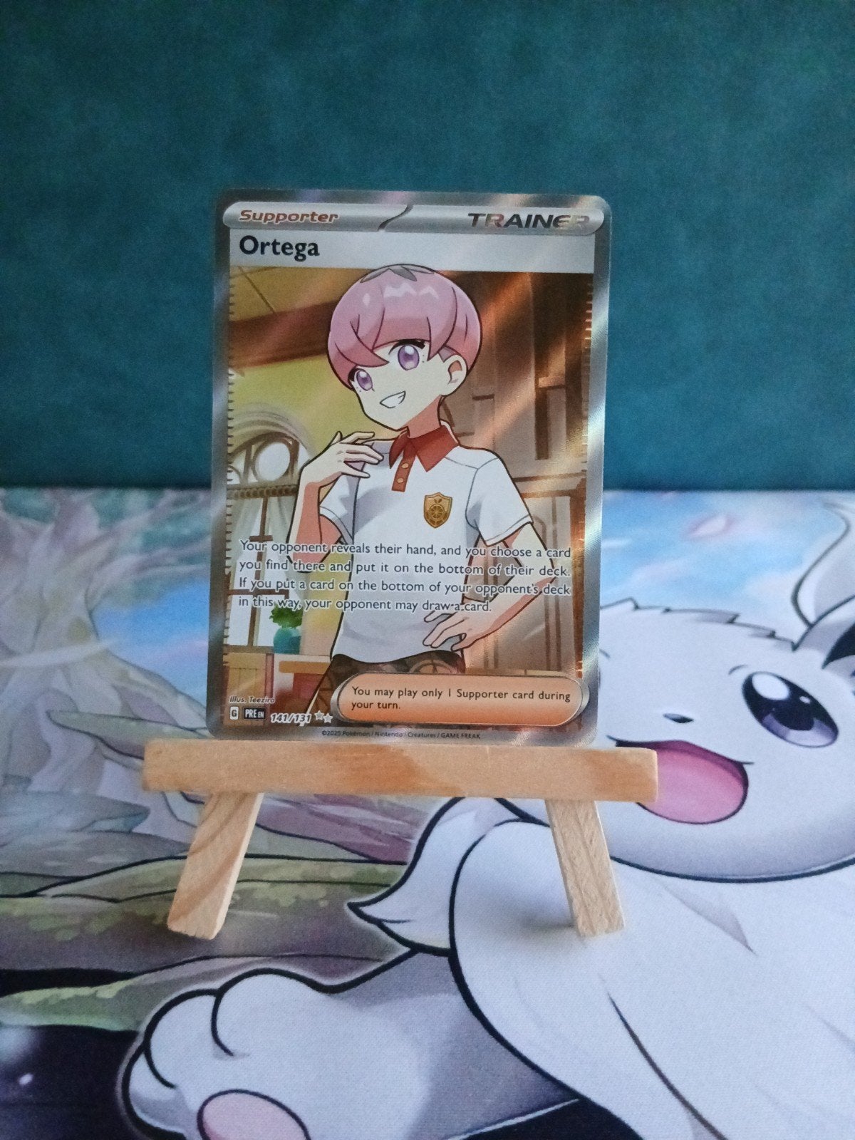 Ortega #141/131 Pokémon Prismatic Evolutions, Verzenden, Nieuw, Losse kaart, Foil