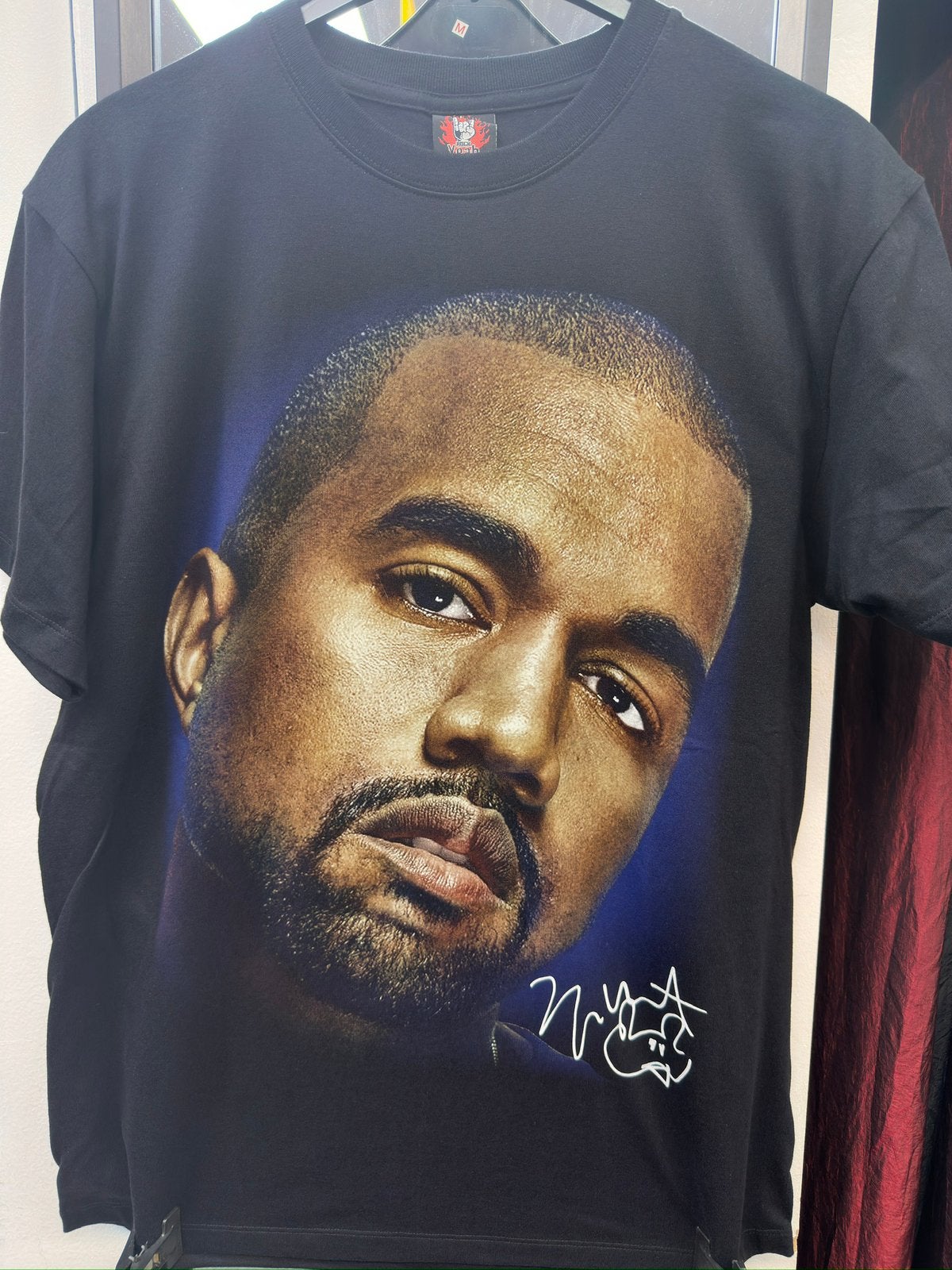 Kanye west t-shirt maat L band t-shirt, Ophalen of Verzenden, Nieuw, Maat 52/54 (L), Zwart