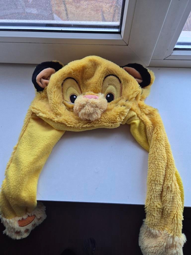 Simba Leeuwenkoning Pluche Hoed met Oren, Kinderen en Baby's, Kinderkleding | Mutsen, Sjaals en Handschoenen, Ophalen of Verzenden