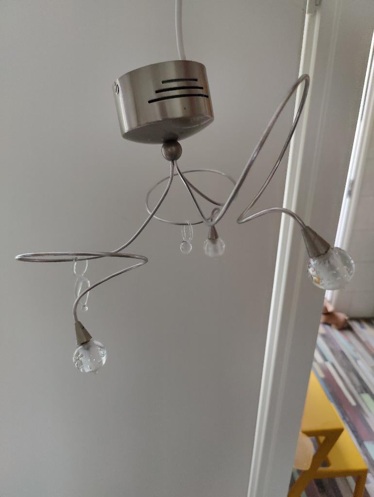 Hanglamp Harco Loor Strawberry - 3 bollen, Ophalen, Gebruikt, Modern Design, Glas