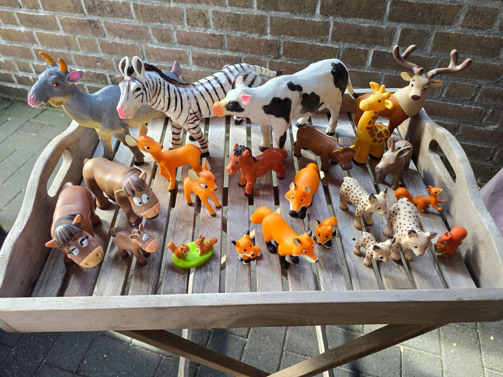 Grote collectie  boerderij- en bosdieren, Ophalen, Zo goed als nieuw