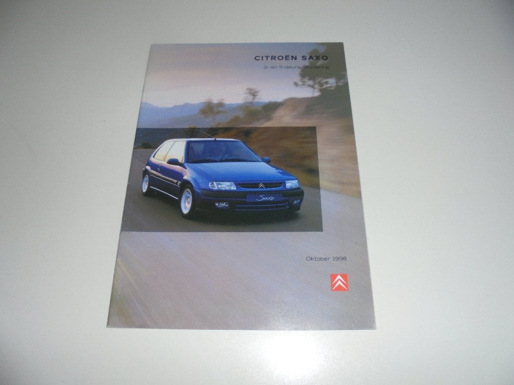 brochure Citroen Saxo  1999, Boeken, Ophalen of Verzenden, Zo goed als nieuw, Citroën