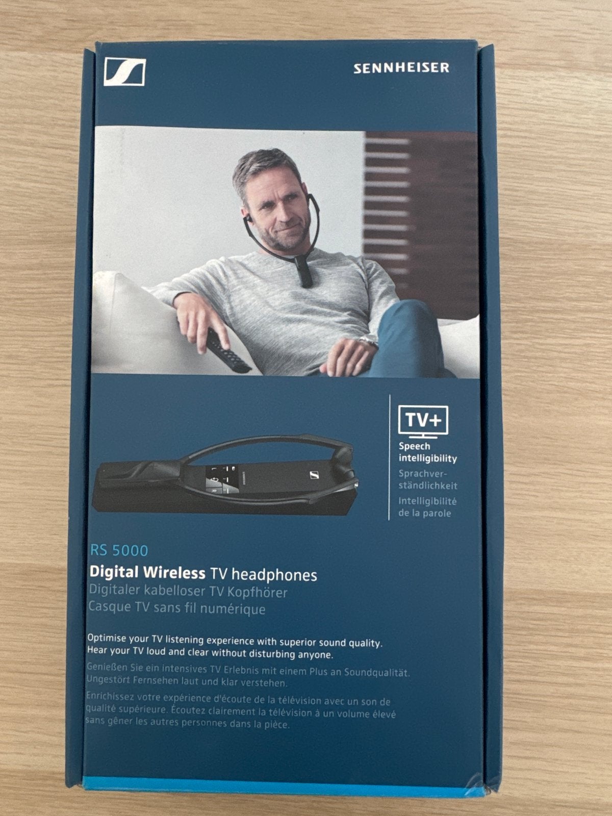 Sennheiser RS 5000 Digitale Draadloze TV Hoofdtelefoon, Sennheiser, Nieuw, Ophalen of Verzenden, Over-ear