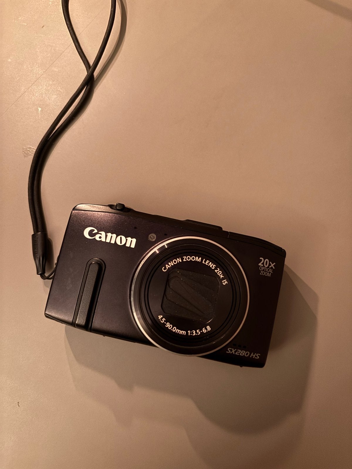 Canon PowerShot SX280 HS digitale camera, Ingebouwde flitser, Canon, Oplader, 12 megapixels