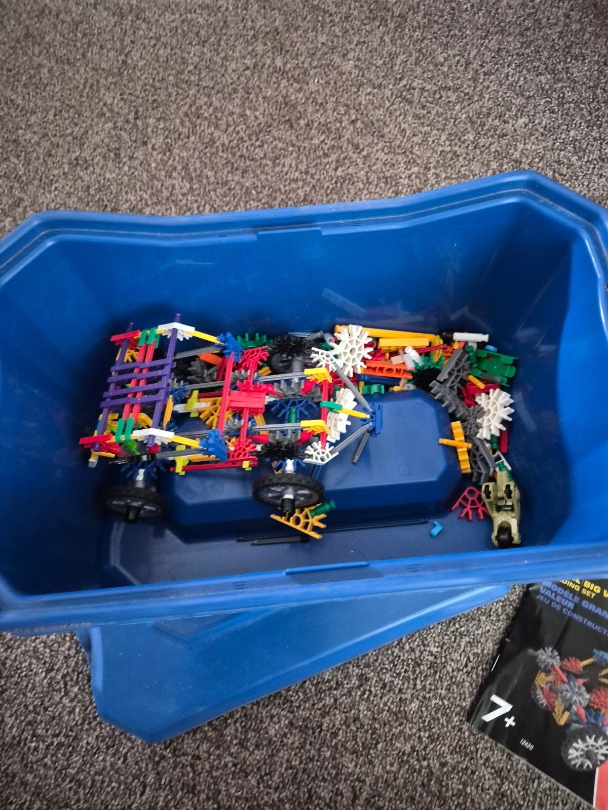 K'nex 50 Model Big Value Building Set in opbergbox, Ophalen of Verzenden, Gebruikt, K'nex