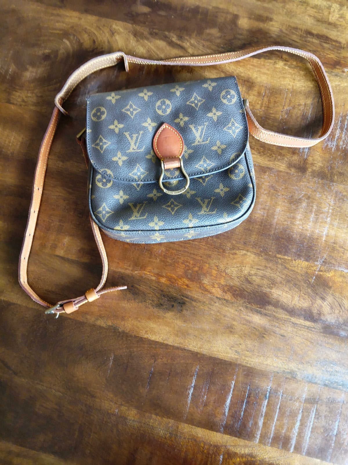 Louis Vuitton Model M schoudertasje, Ophalen of Verzenden, Gebruikt, Bruin, Schoudertasje