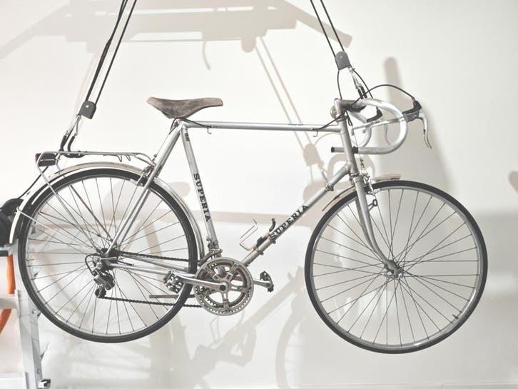 Vintage superia racefiets 185-195m met spatborden en baggage, 59 cm of meer, Ophalen