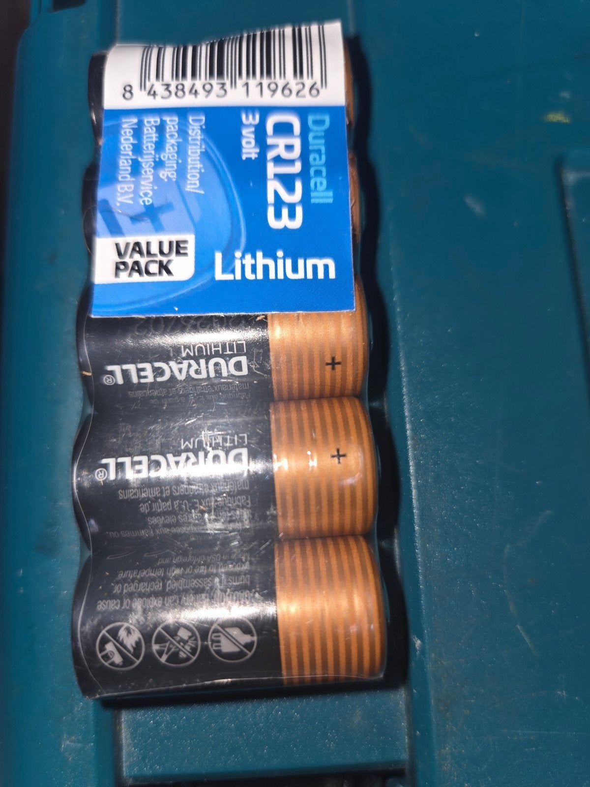 Duracell CR123 Lithium Batterijen - 40 Stuks Voordeelpak, Ophalen of Verzenden, Nieuw