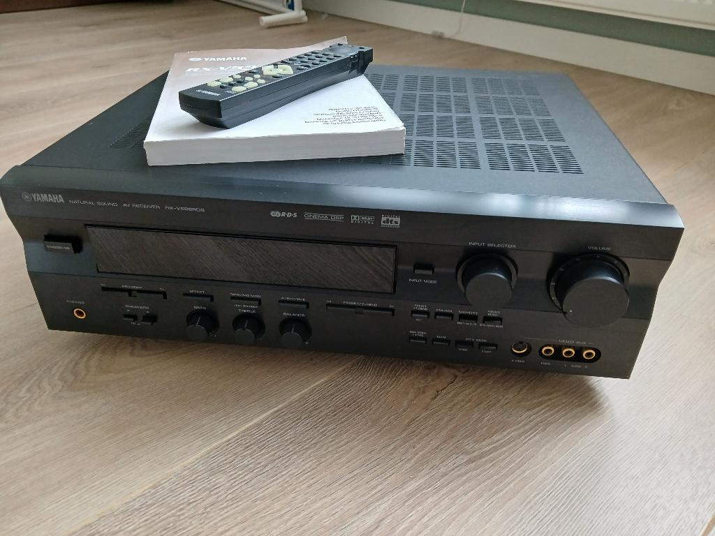 Yamaha RX-V596RDS + Canton Movie MX-10 5.1 Speaker Set, 70 watt of meer, Zo goed als nieuw, 5.1-systeem, Overige spelers
