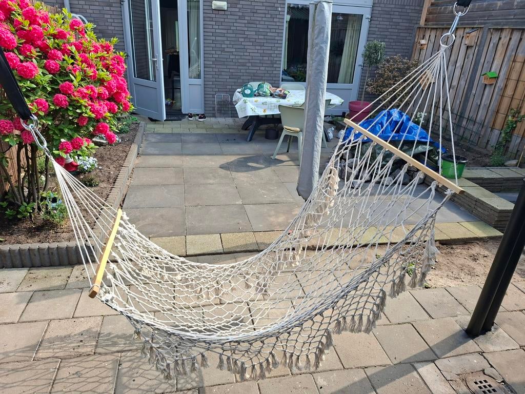 Hangmat zgan, Tuin en Terras, Hangmatten, Ophalen, Zo goed als nieuw