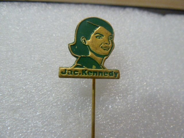 Vintage Jac. Kennedy Speldje/Pin - Groen en Goud, Ophalen of Verzenden, Gebruikt, Overige onderwerpen, Speldje of Pin