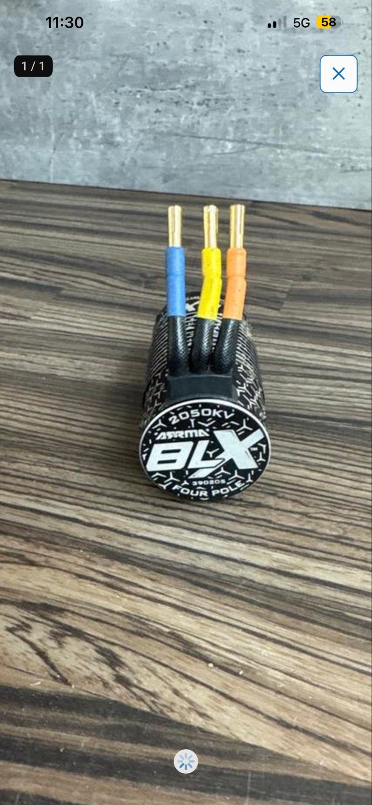 Arma BLX 2050KV motor met pinion, Overige merken, Gebruikt, Ophalen of Verzenden, Groter dan 1:32