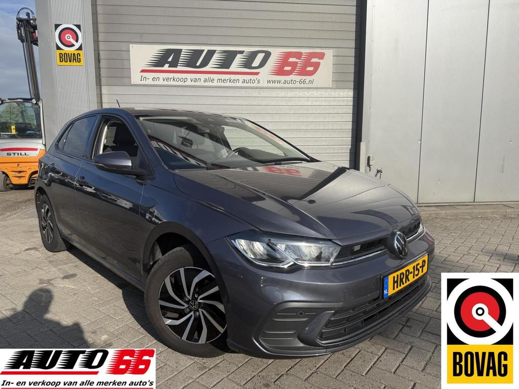 Volkswagen Polo 1.0 TSI Go 95 pk APK tot 02-2028, 580 kg, Stof, Gebruikt, Zwart