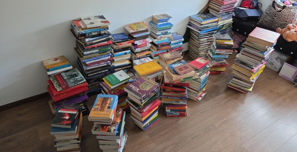 Partij / Bundel van +/- 400 boeken te koop, Boeken, Partijen en Verzamelingen, Ophalen, Zo goed als nieuw, Verschillende onderwerpen
