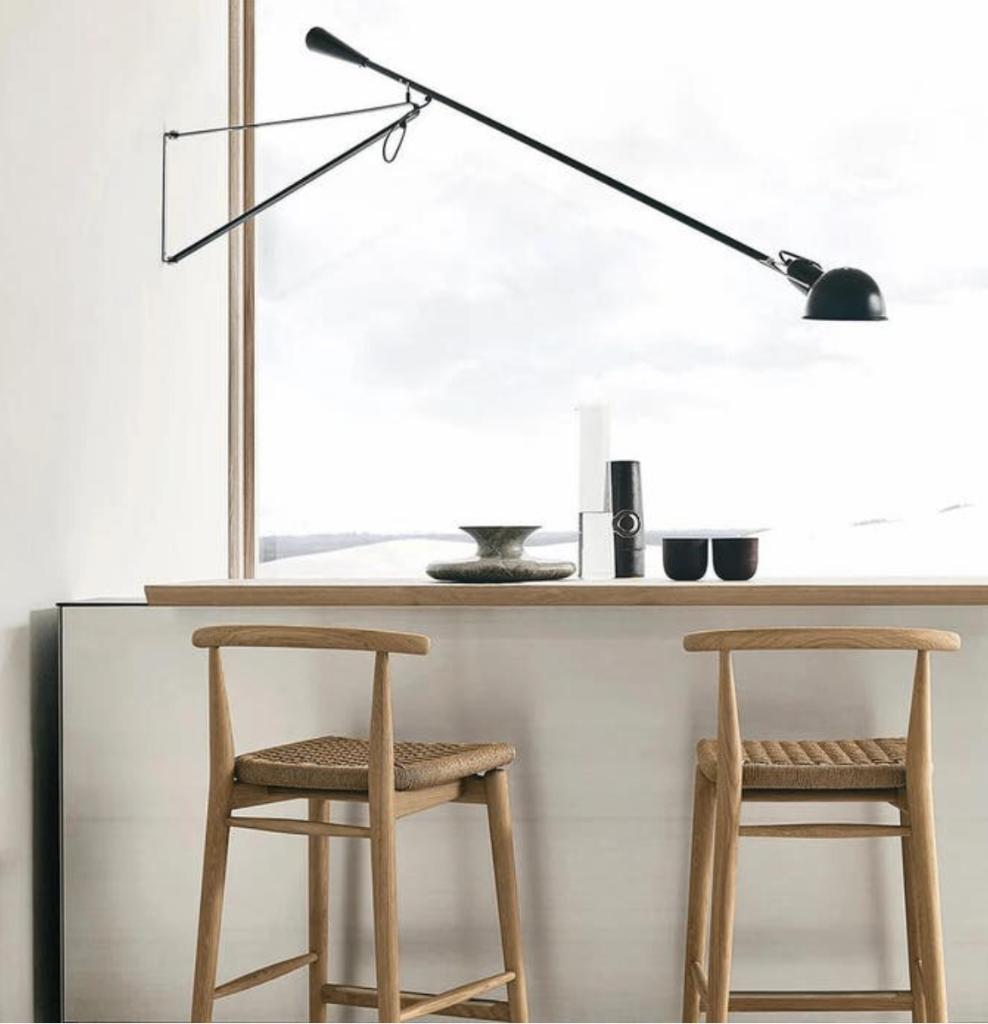 Flos 265 lamp counterbalance zwart, Ophalen, Zo goed als nieuw, Nvt, Minder dan 100 cm