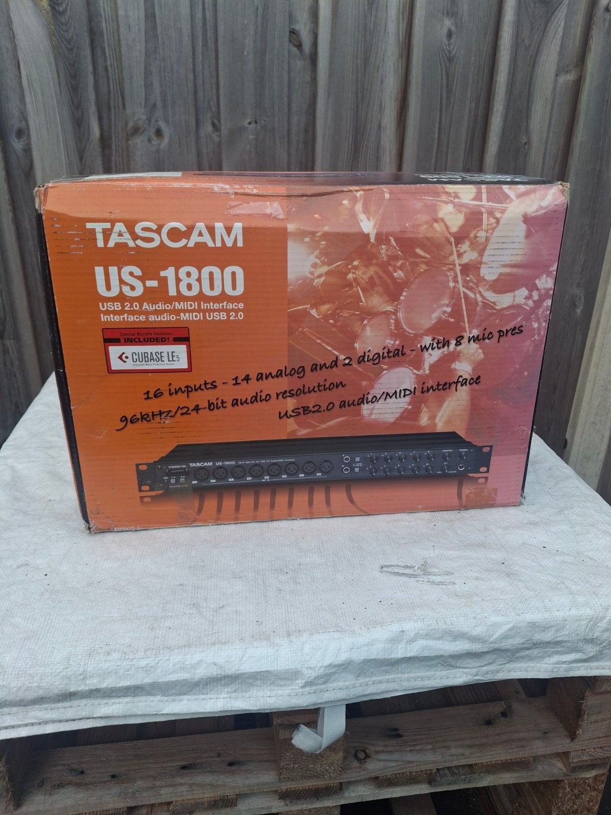 Tascam US-1800 USB Audio/MIDI Interface - Gebruikt, Ophalen, Gebruikt