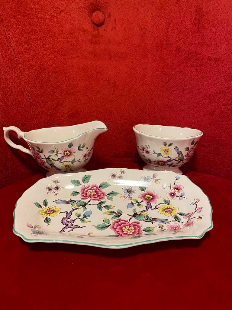 Old Foley,James Kent,”Chinese Rose”cup en saucer set, Antiek en Kunst, Antiek | Porselein, Ophalen of Verzenden