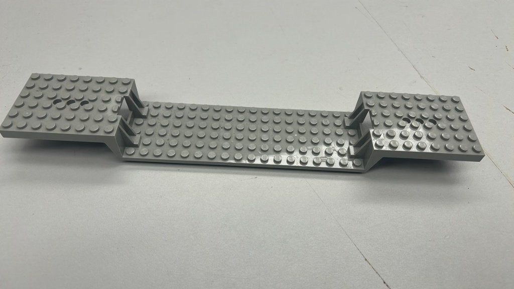 SB2726 Lego trein level bodem 2972 oud klassiek licht grijs, Ophalen of Verzenden, Zo goed als nieuw