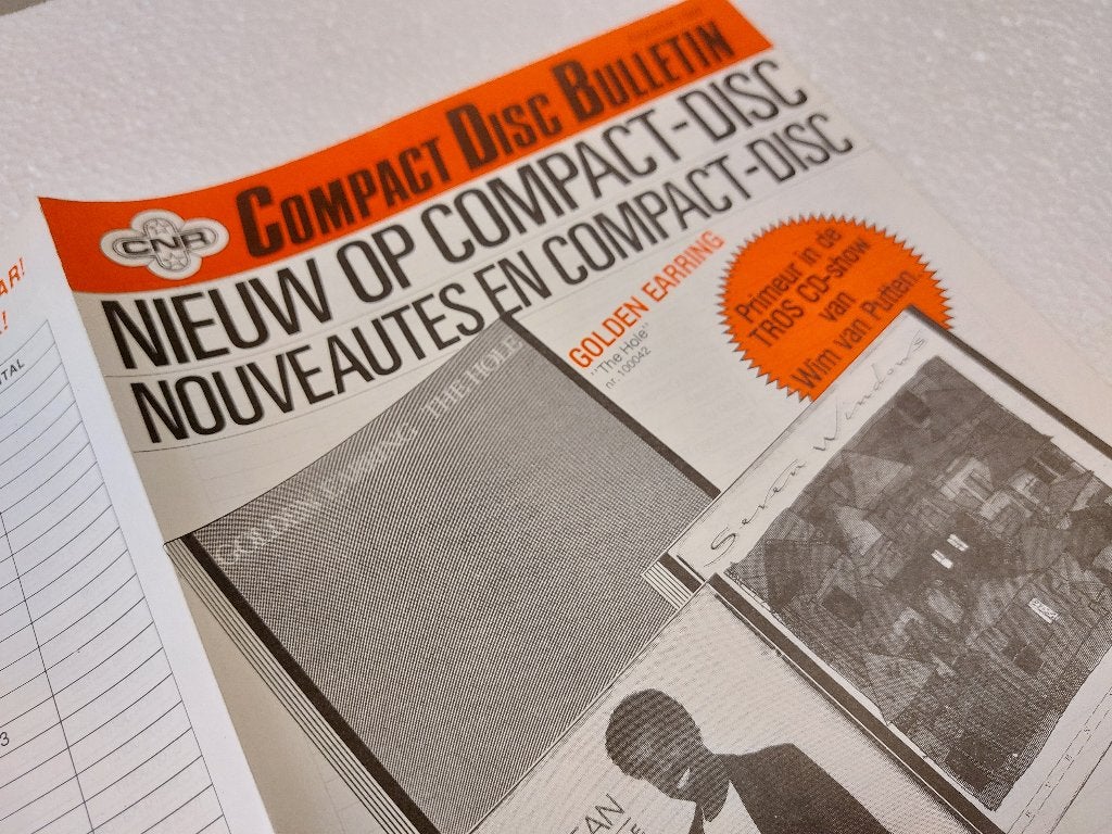 Golden Earring The Hole PROMO FOLDER CNR 1986, CNR, Verzenden, NvT, Boek, Tijdschrift of Artikel