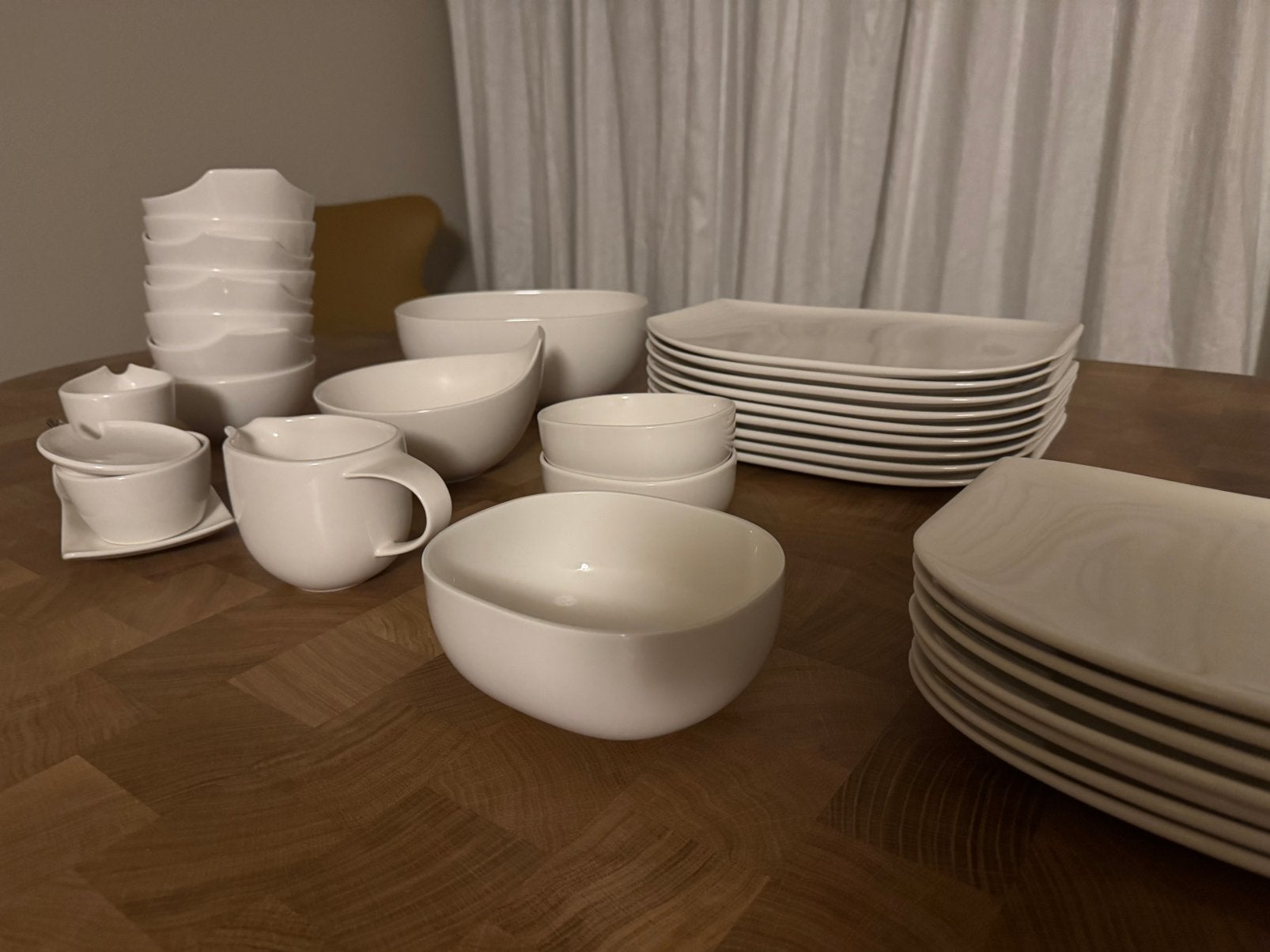 Servies villeroy & Boch Urban Nature, Ophalen, Porselein, Overige stijlen, Bord(en)