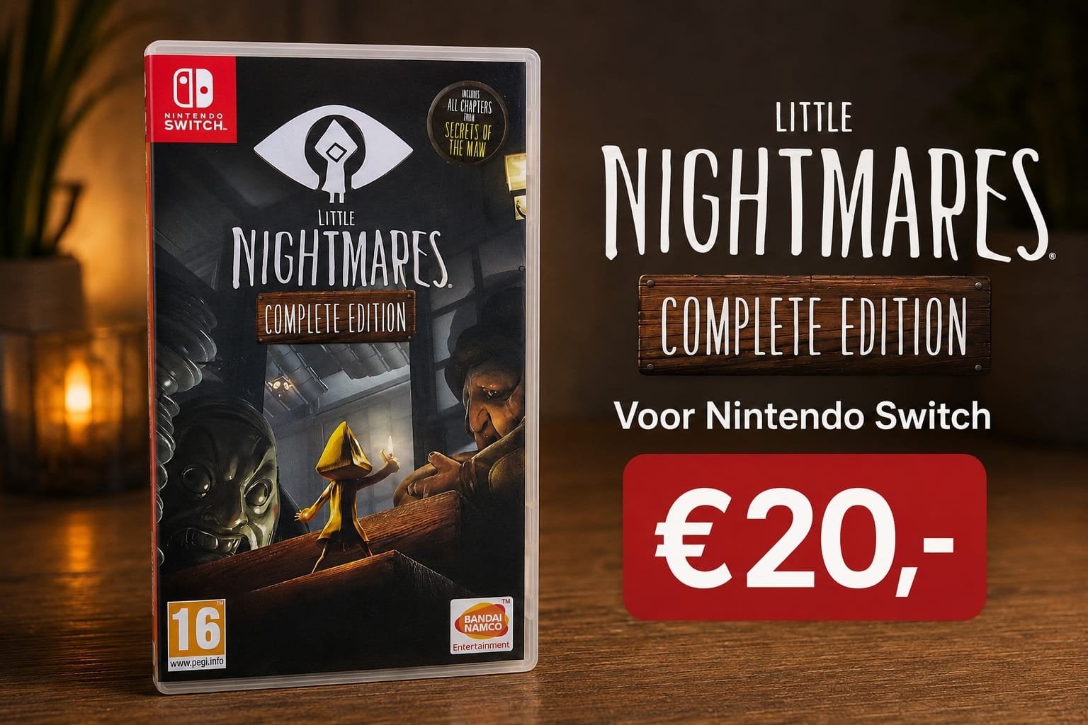 Little Nightmares Complete Edition Nintendo Switch, 1 speler, Ophalen, Zo goed als nieuw