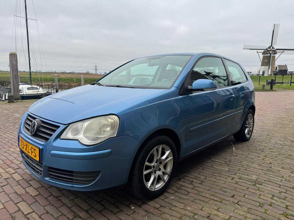 Volkswagen Polo 1.4-16V Optive 73-XL-FS, Voorwielaandrijving, 4 cilinders, Blauw, Bedrijf