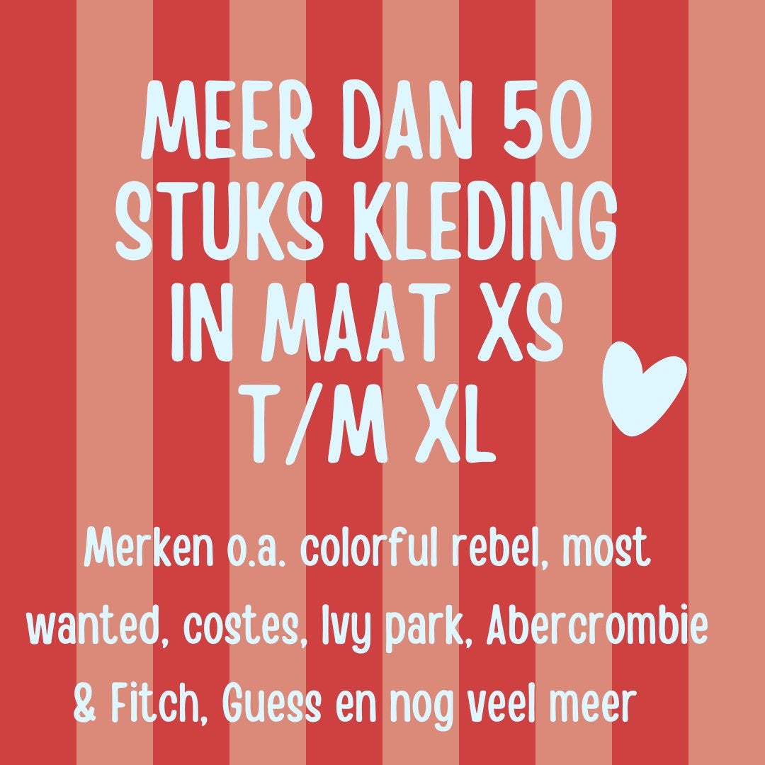 Grote kledingbundel XS t/m XL: Abercrombie, Guess, Zara, H&M, Kleding | Dames, Ophalen, Zo goed als nieuw