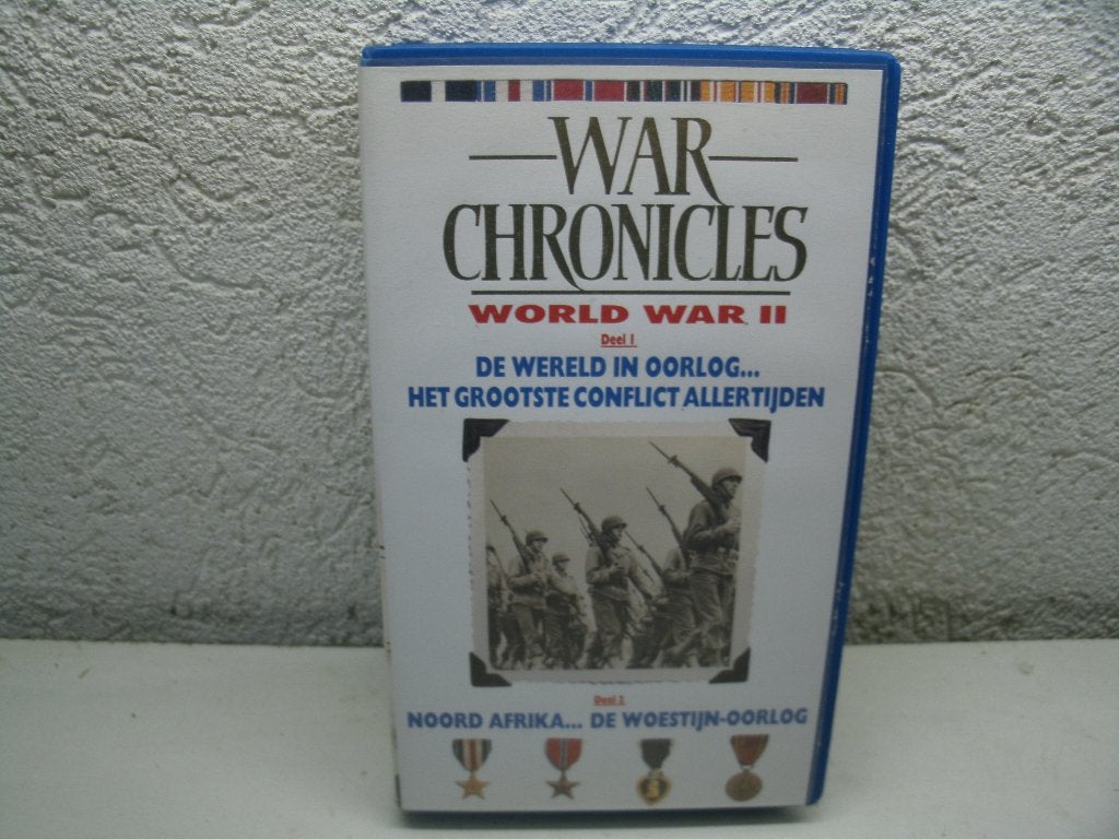 vhs 36b war chronicles noord afrika de woestijn oorlog, Cd's en Dvd's, VHS | Film, Vanaf 16 jaar, Ophalen of Verzenden, Zo goed als nieuw