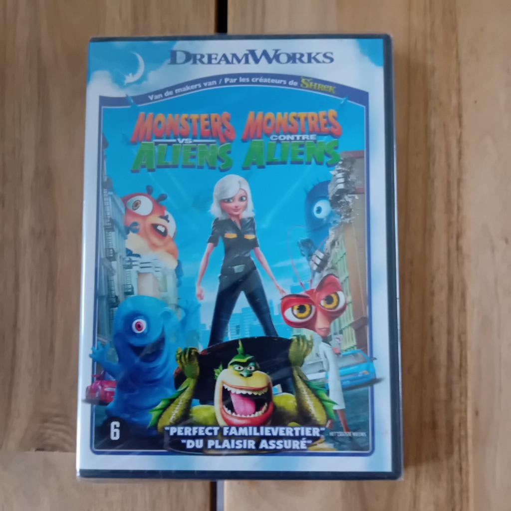 Monsters vs. Aliens DVD - Perfect familievertier, Ophalen of Verzenden, Komedie, Vanaf 6 jaar, Nieuw in verpakking