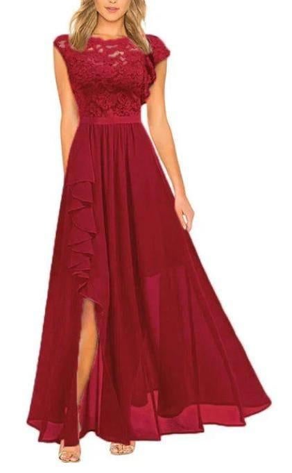 lange, rode jurk, Kleding | Dames, Jurken, Maat 38/40 (M), Nieuw, Label of Amsterdam, Ophalen of Verzenden