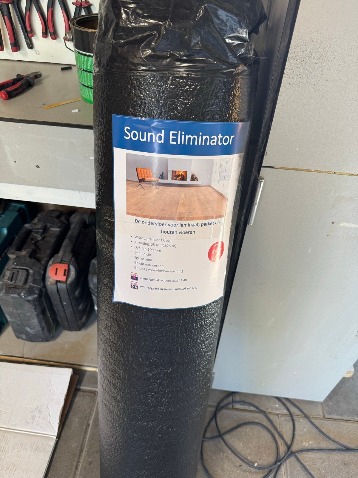 Sound Eliminator Ondervloer voor Laminaat, Parket, Hout, Ophalen, Kunststof, Overige typen, Nieuw