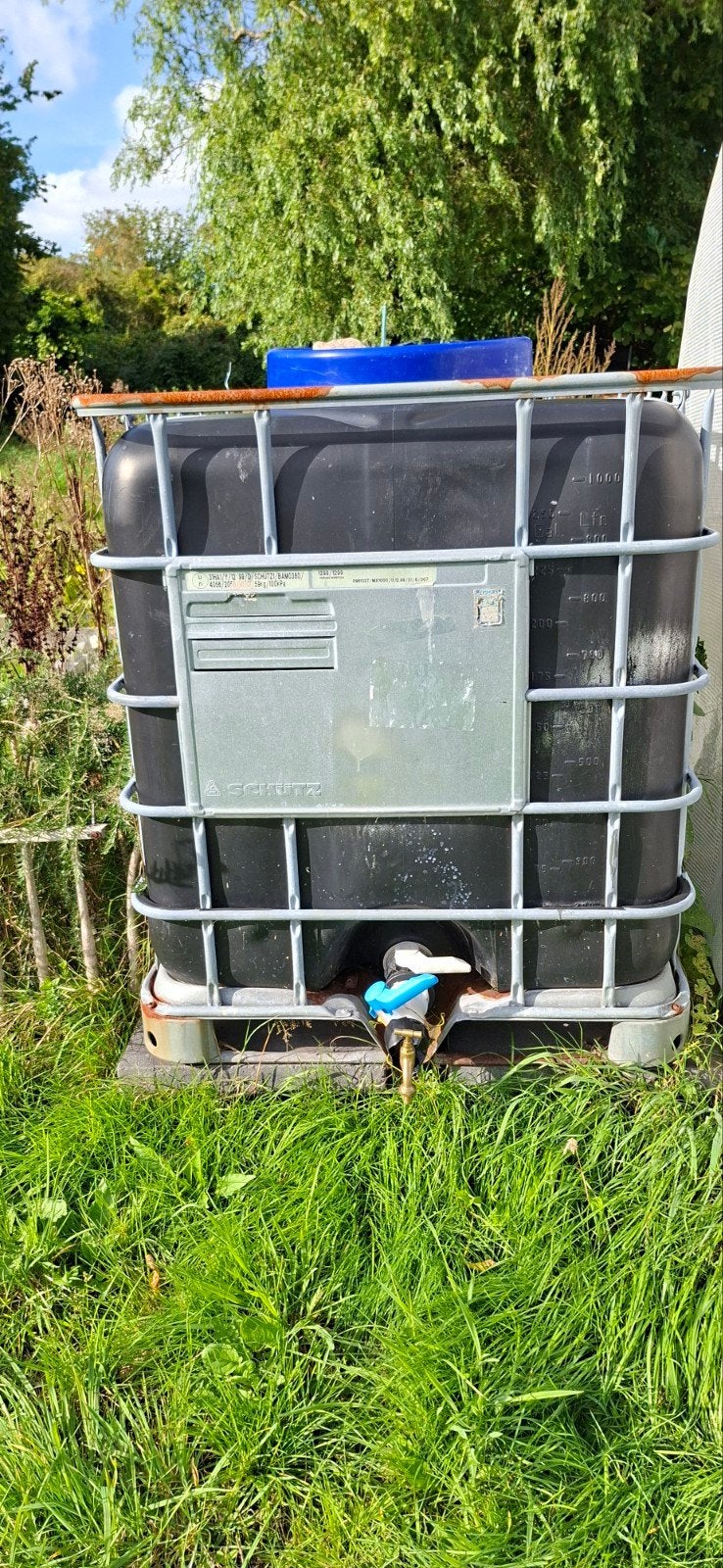 IBC tank 1000 liter - Gebruikt, Ophalen, Gebruikt