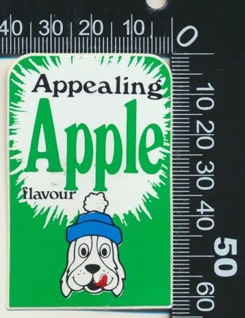 Sticker: Appealing Apple flavour, Verzamelen, Stickers, Ophalen of Verzenden, Zo goed als nieuw, Bedrijf of Vereniging