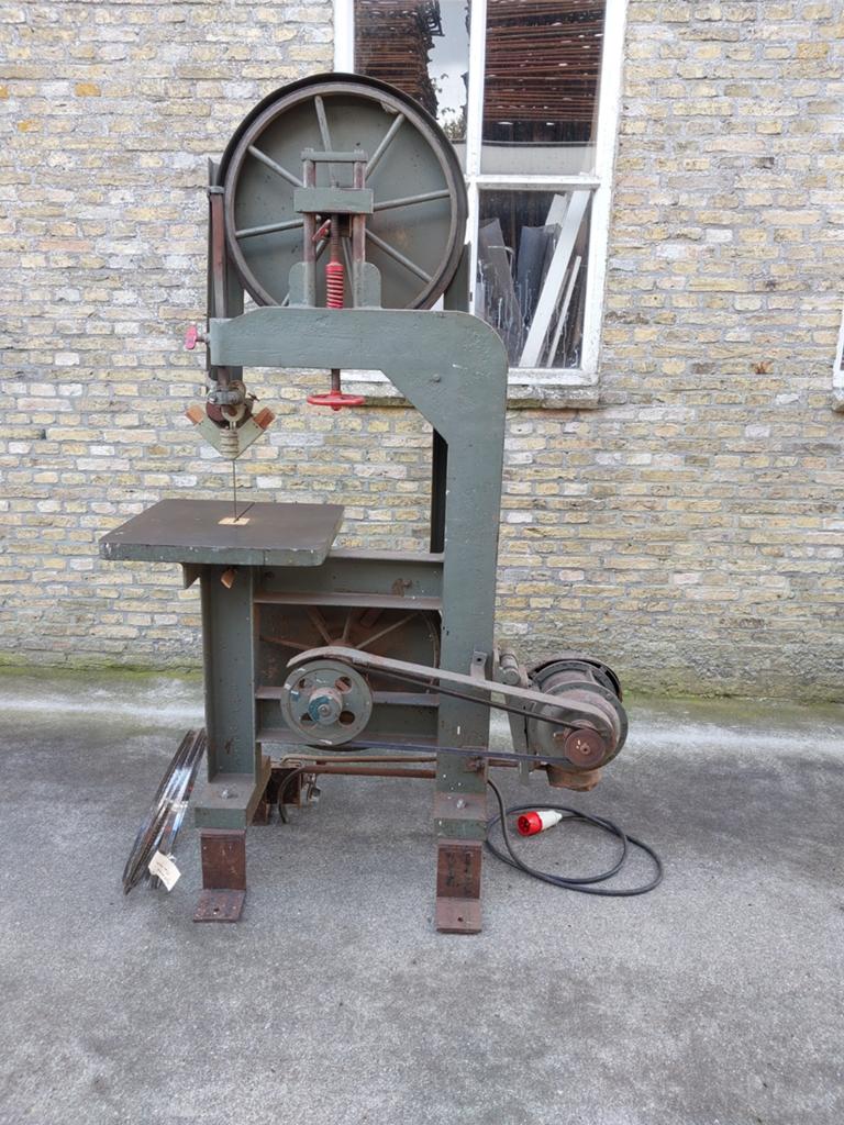 Vintage ABH Lintzaag - Robuuste Houtbewerkingsmachine, Ophalen, Gebruikt, 70 mm of meer, ABH