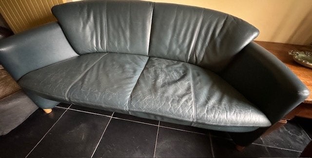 Leolux bankstel, Huis en Inrichting, Banken | Bankstellen, Ophalen, Gebruikt, Design/klassiek, 75 tot 100 cm