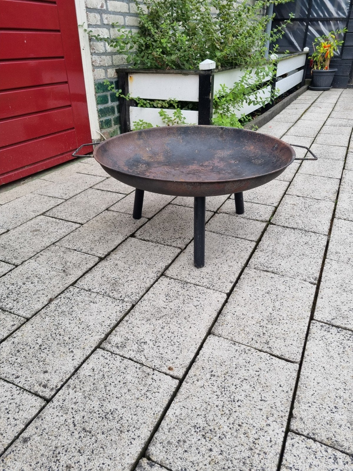 Ronde vuurschaal / vuurkorf, Ophalen, Gebruikt