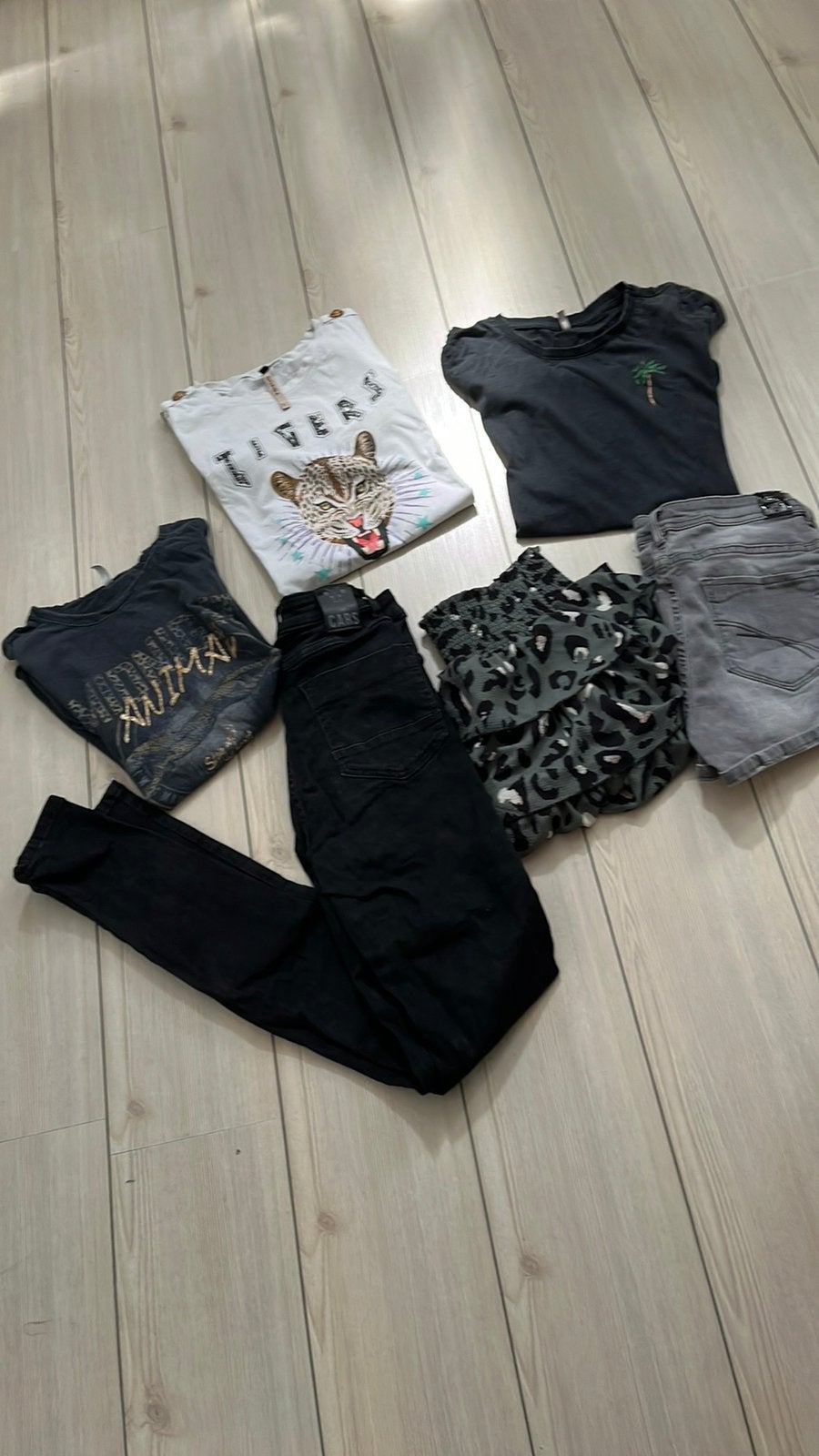 164 170 176 pakket set meisje zomer korte broek shirt short, Ophalen of Verzenden, Gebruikt, Maat 170