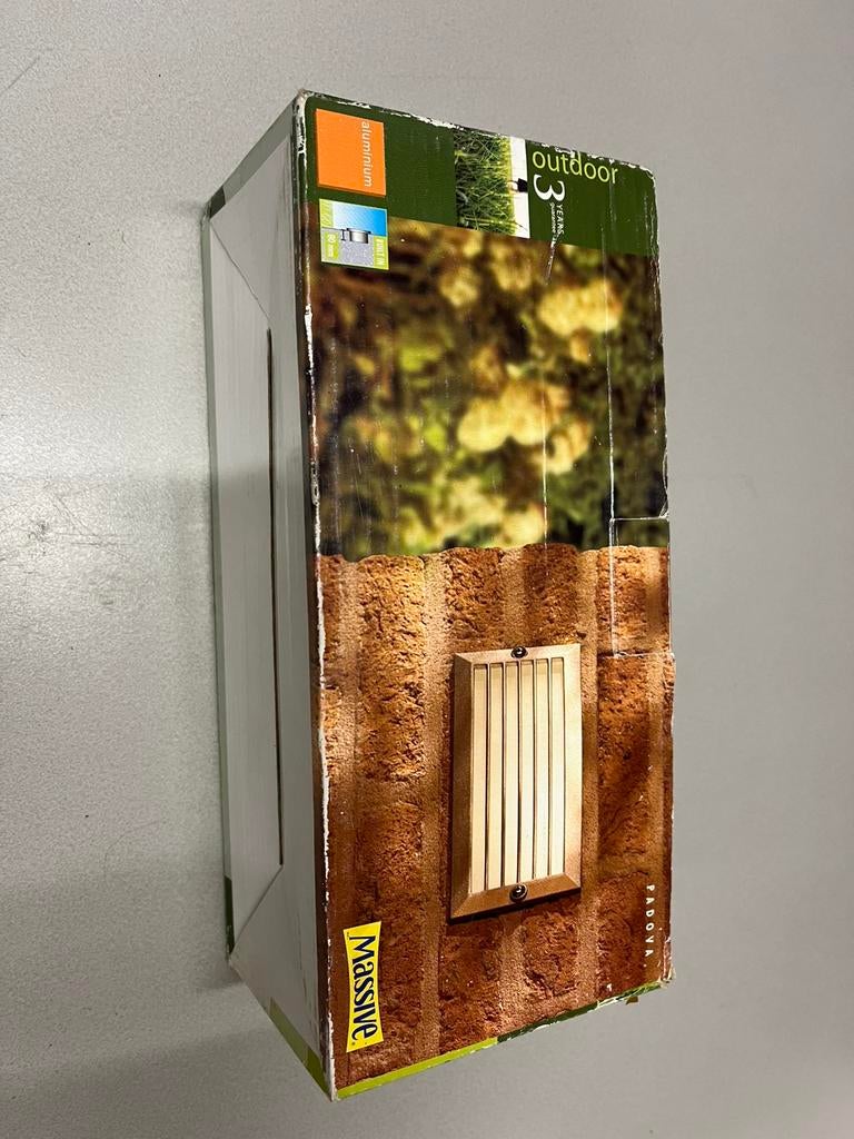 4 nieuwe inbouw armaturen (lampen), Staal, Minder dan 50 watt, Wandlamp, Nieuw